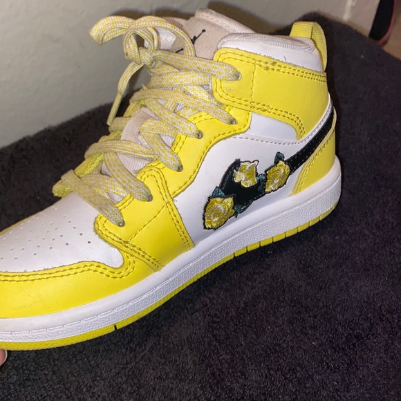 yellow rose air jordans
